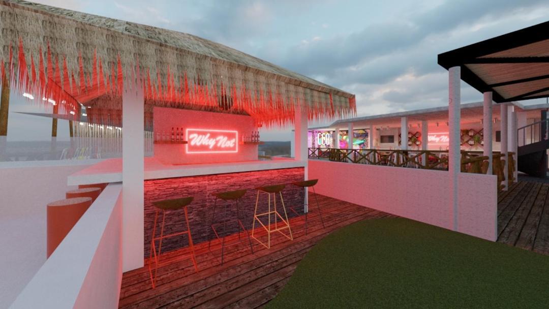 Why Not Rooftop Party Hostel Playa del Carmen Exterior photo
